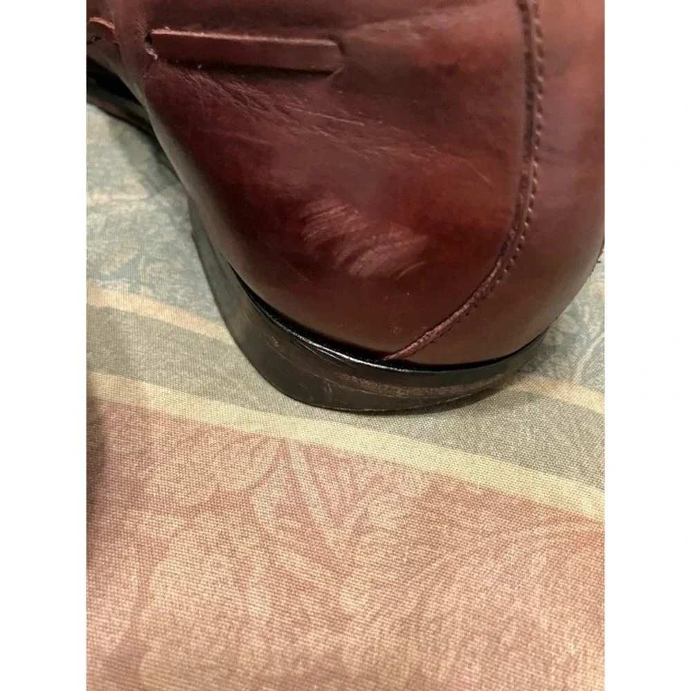 Brooks Brothers 1818 Brown Leather Penny Loafers Shoes 12 Italy Old Money Good